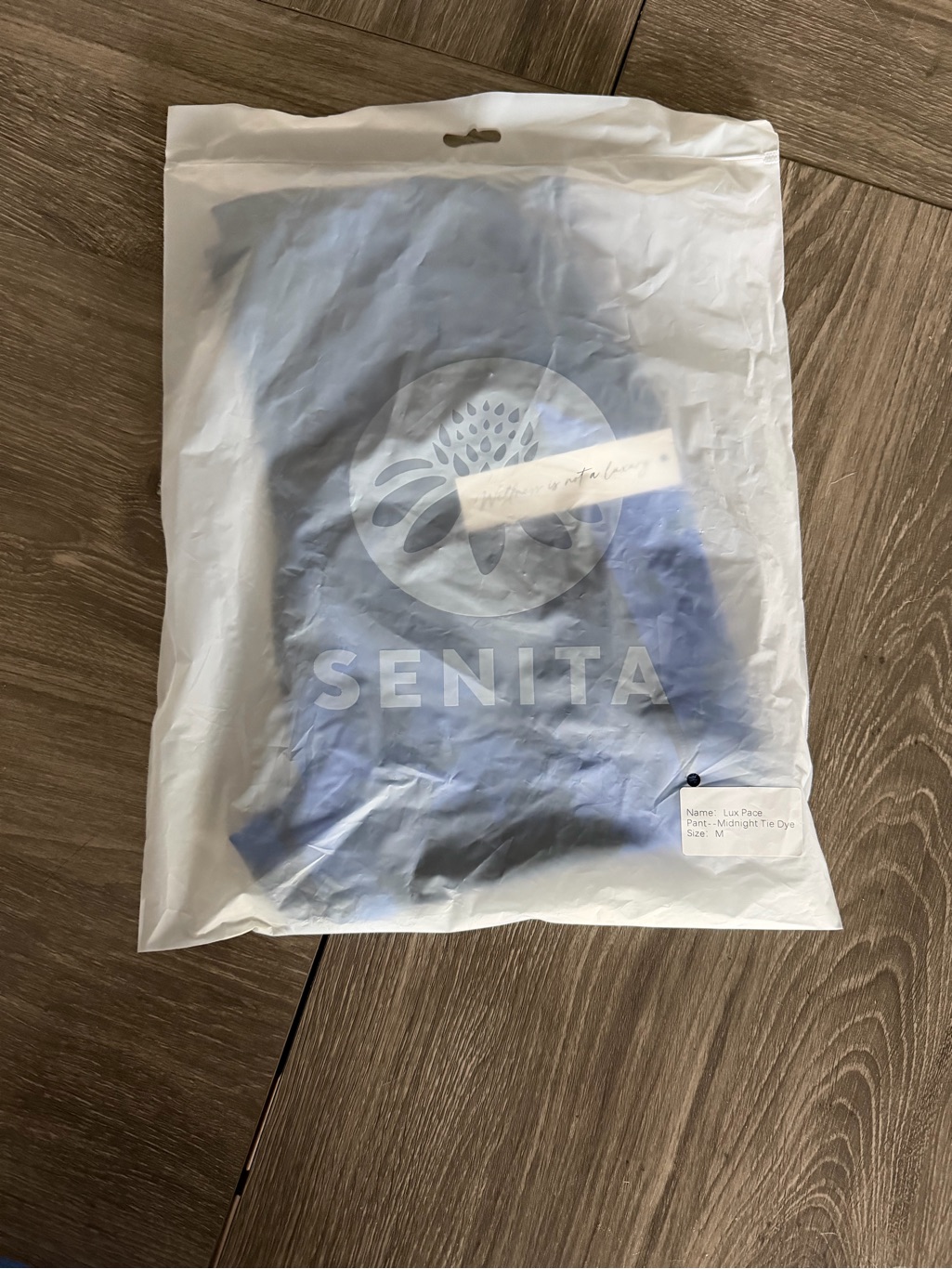 Nwt Senita Blue Tie-Dye Active Leggings — image 2 of 7